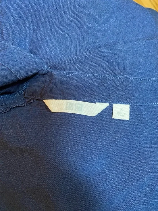 Uniqlo Deep Navy V-Neck Sleeveless Maxi Dress - Picture 3 of 3